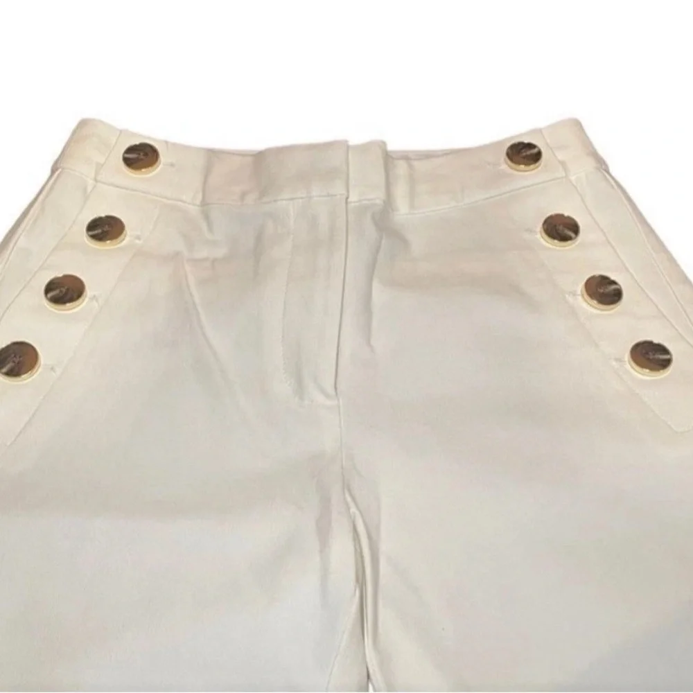 10 Crosby Derek Lam White Skinny Pants - Picture 2 of 8